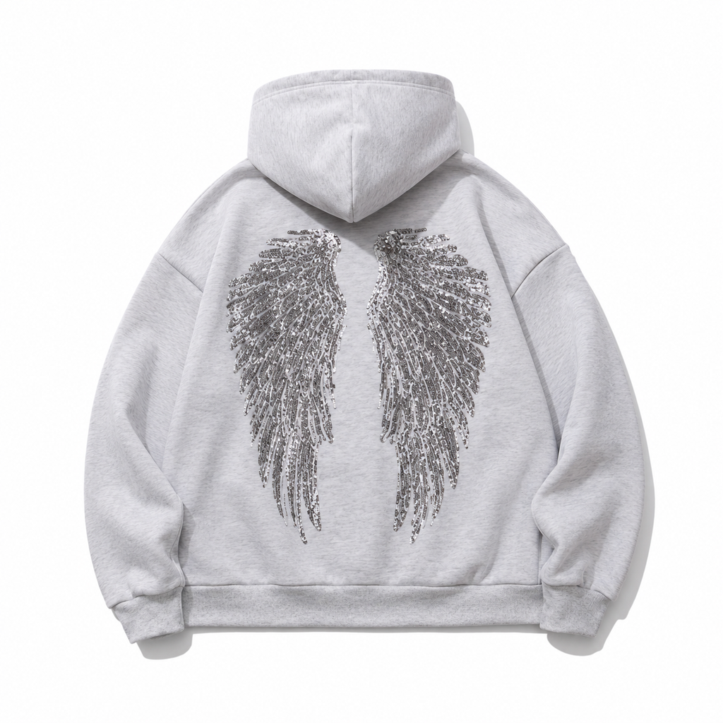 Back Wings Oversized Hoodie