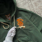 Tiger Double Zipper Hoodie