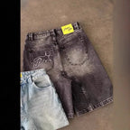 Retro Project Shorts by My Store showing a pair of vintage-style shorts with a colorful pattern and casual fit.