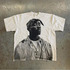 Vintage 2000s rappers T-shirt featuring classic hip-hop artwork, designed by My Store, with bold graphic print on soft cotton fabric.