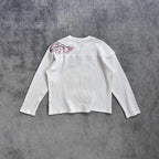 White Cherry Blossom T-shirt from Deeptown featuring a soft floral print, perfect for casual wear.