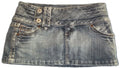 Grey Low Rise Skirt