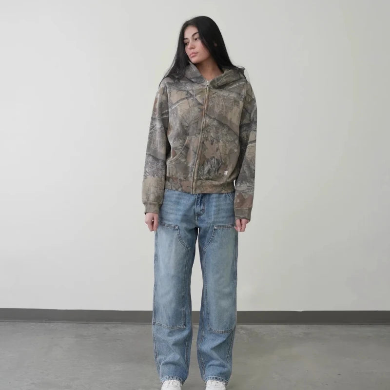 Camouflage patterned clothing from the My Store Camo Collection, featuring a stylish and versatile design.