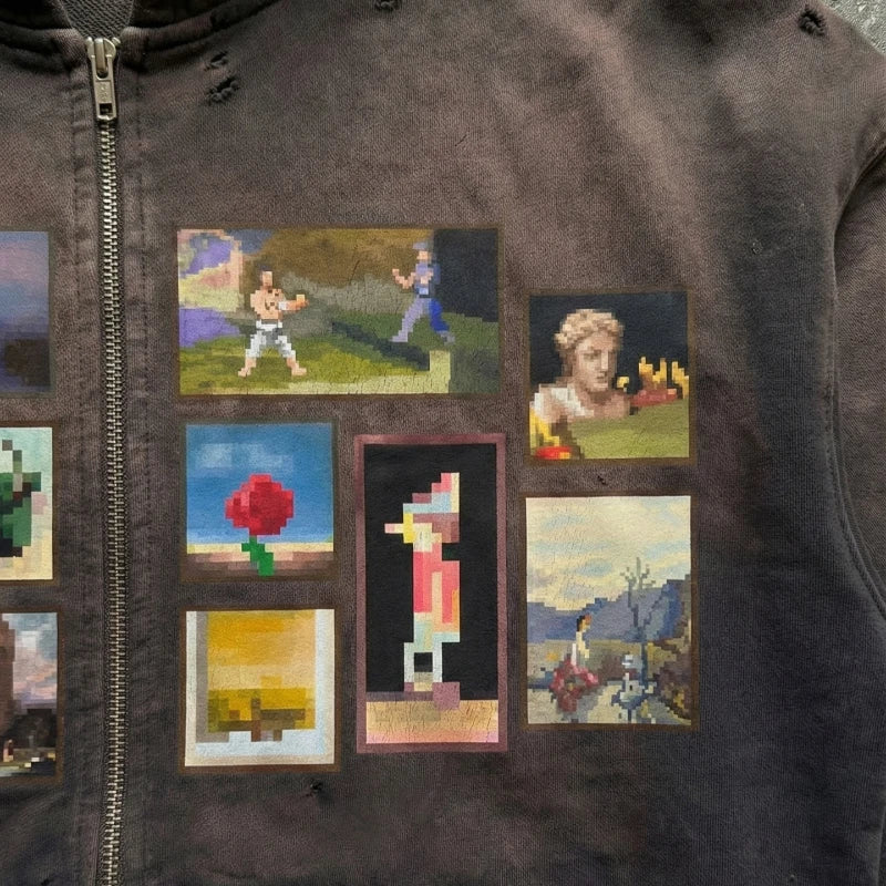 Paint Gallery Zipper