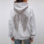 Back Wings Oversized Hoodie