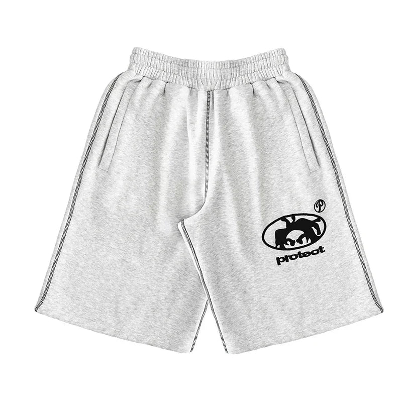NOIZSY Project Shorts in black, featuring a comfortable fit and stylish design, shown on a model.