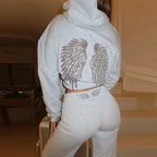 Back Wings Oversized Hoodie