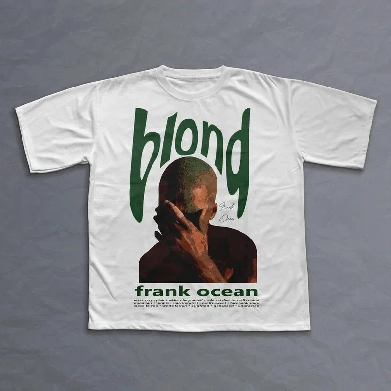 Blond Frank Retro T-shirt from My Store collection, featuring vintage-inspired design and soft fabric in the image.