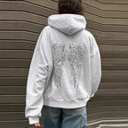 Back Wings Oversized Hoodie