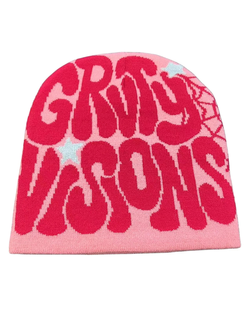 Gray GRVTY Beanie by My Store featuring a snug knit design and fold-over cuff, perfect for cold weather wear.