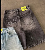 Retro Project Shorts from My Store, featuring a stylish design with comfortable fit, shown in a close-up image.