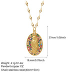 Gold cross necklace from My Store featuring a sleek pendant on a delicate chain, ideal for stylish everyday wear.