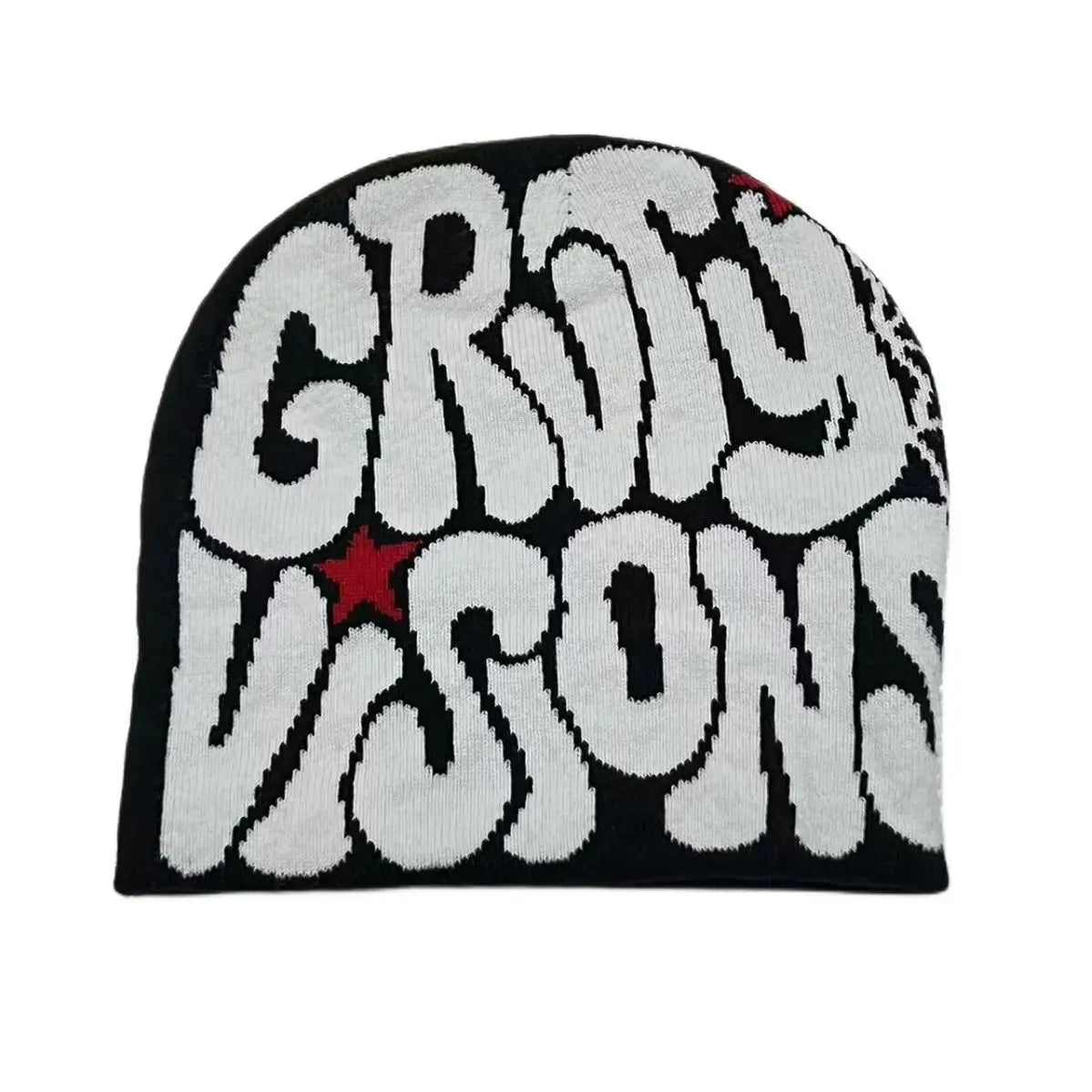 Gray GRVTY Beanie by My Store featuring a soft knit design and a folded brim, perfect for casual winter wear.
