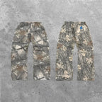 My Store camo pattern pants featuring a stylish camouflage design and comfortable fit, perfect for casual wear.