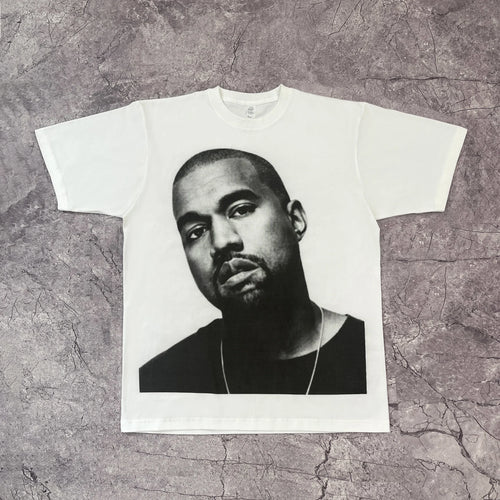 Vintage 2000s rapper T-shirt featuring bold graphic design, classic fit, and retro style from the 2000s era.