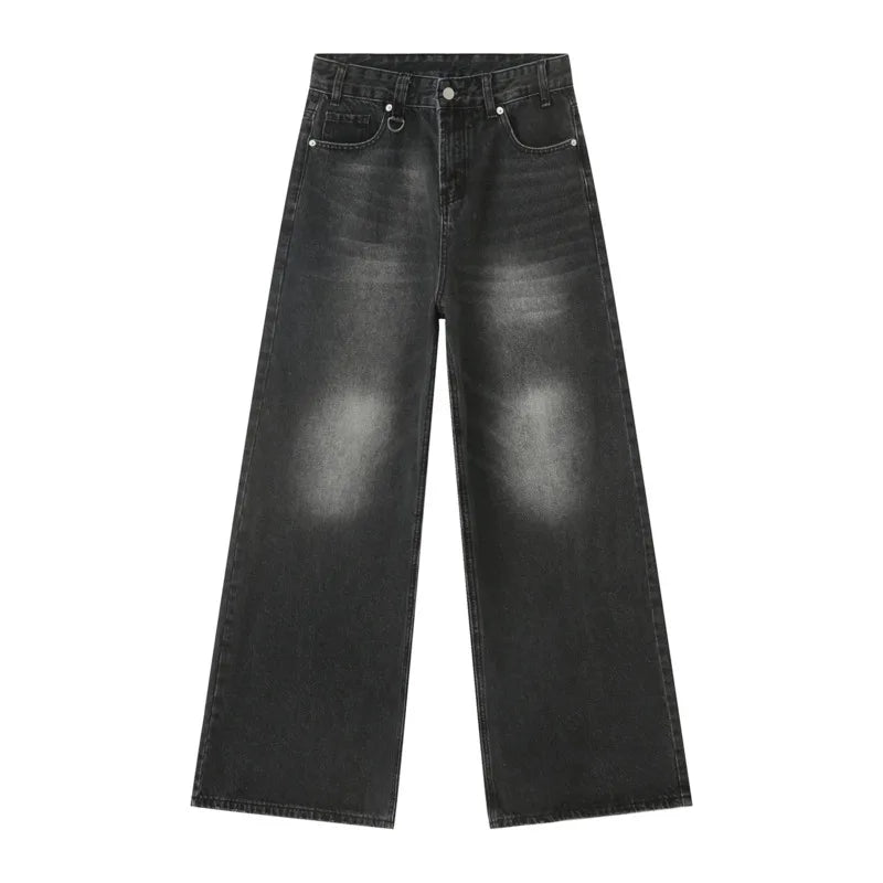 Casual denim pants from My Store, showing classic blue jeans with a relaxed fit and five-pocket design.