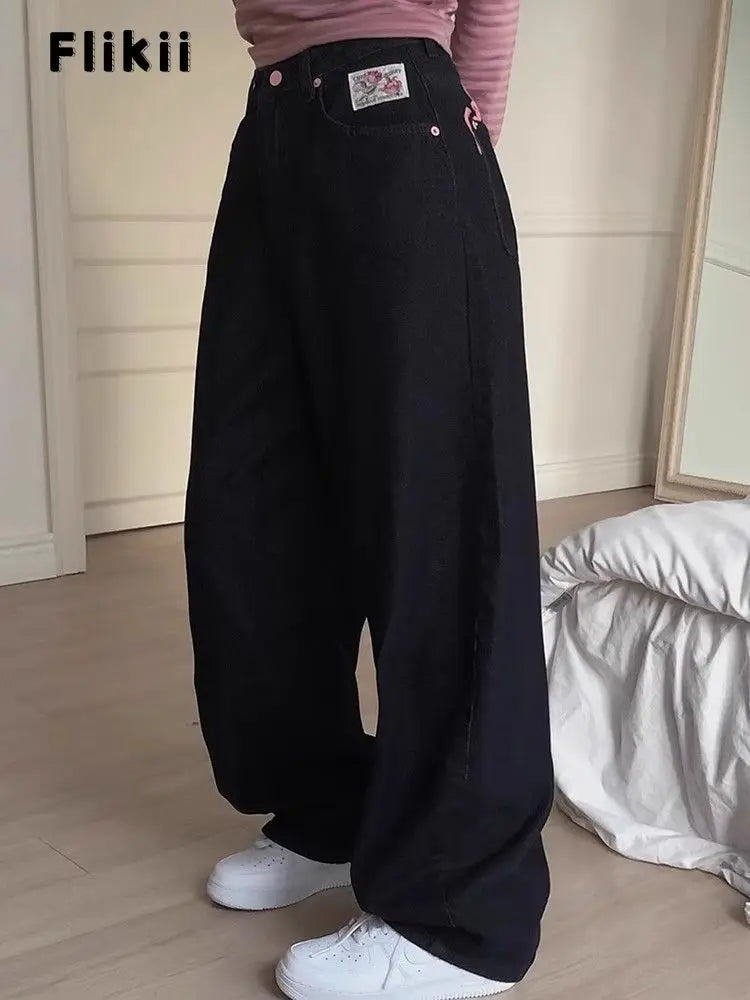 Baggy denim jeans from My Store featuring a relaxed fit, classic blue wash, and casual style for everyday wear.