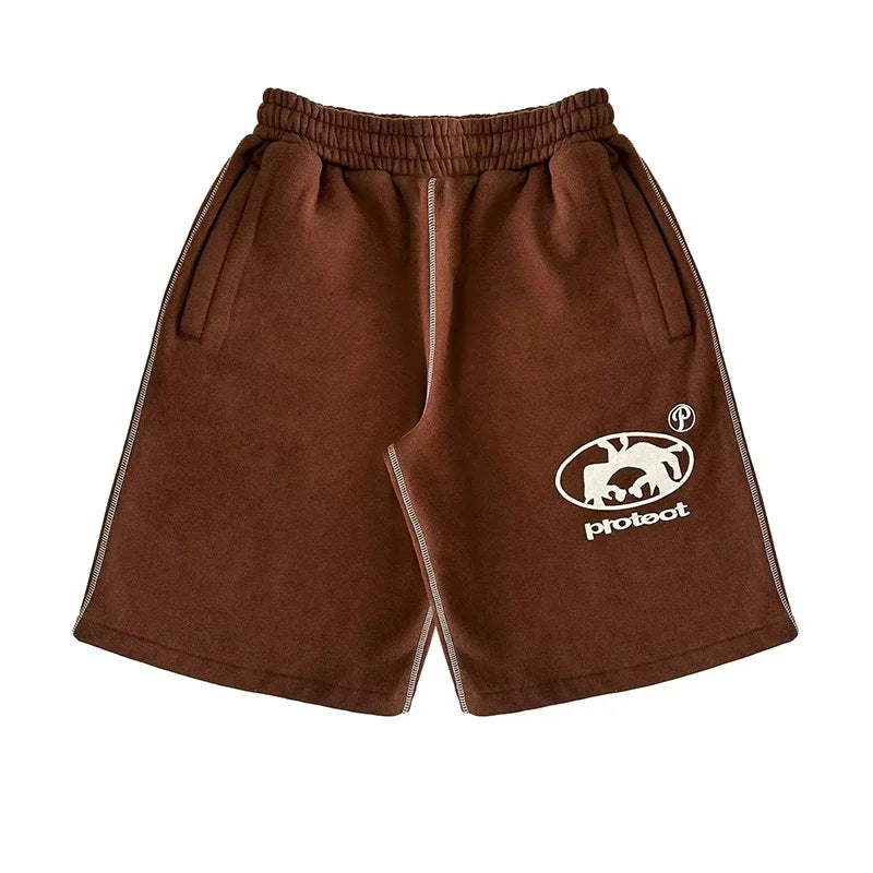 NOIZSY Project Shorts in black, featuring a relaxed fit, adjustable waistband, and stylish design for casual wear.