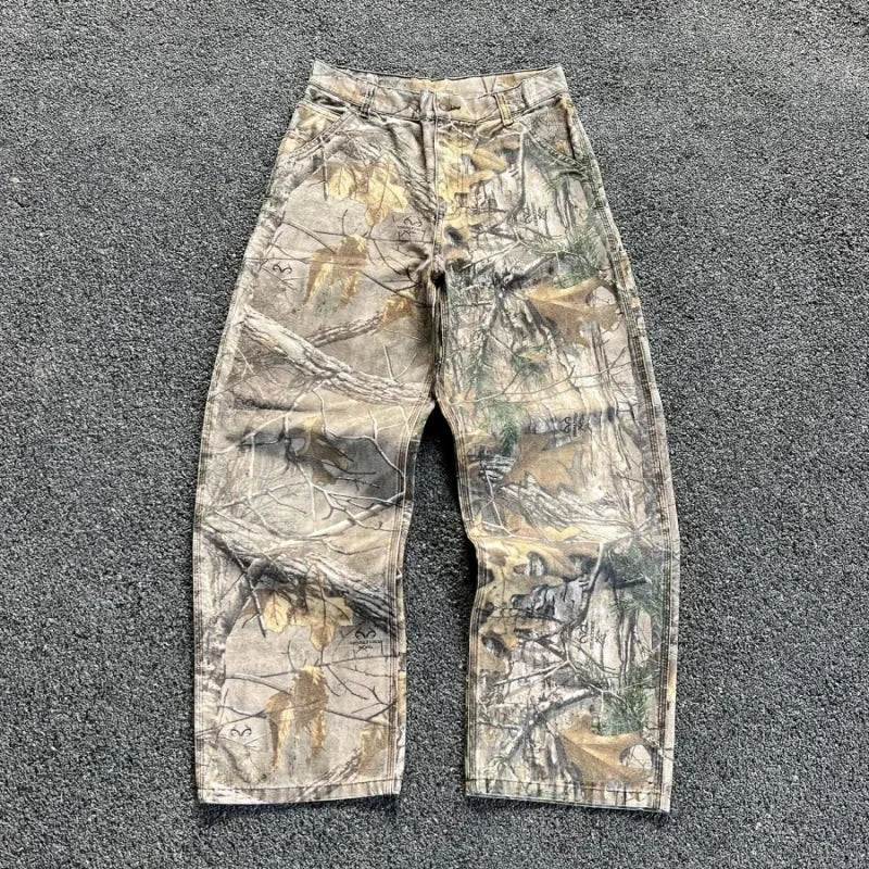 Camouflage pattern fabric from My Store's Camo Collection, showcasing a close-up of the printed camo design.