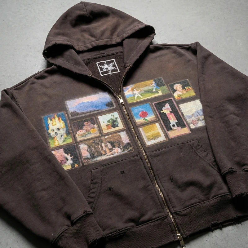 Paint Gallery Zipper