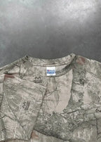 Camo T-shirt from My Store featuring a camouflage print, casual fit, and short sleeves, displayed on a plain background.