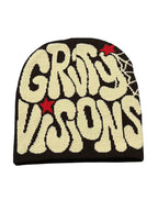 Gray GRVTY Beanies by My Store, close-up of soft knit fabric and stylish design, perfect for cold weather wear
